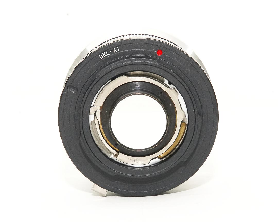 Deckel マウント-Nikon (Voigtlander Retina DKLのレンズを→Nikon一眼レフカメラへ) ∞ OK　の画像