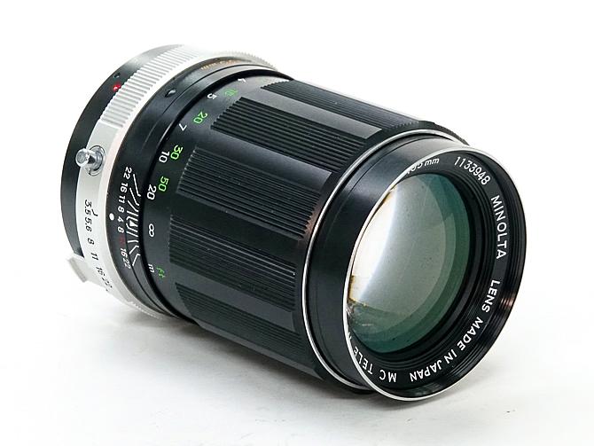 135/3.5 TELE ROKKOR - QD minolta オリジナルメタルフード付 　L#1133948 90%の画像