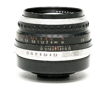 35/2.8 Flektogon (aus Jena アウス イエナ)   自動絞り　プレビューレバー有り 前後キャップ付の画像