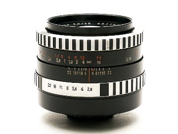 35/2.8 Flektogon (Carl Zeiss Jena)   自動絞り　プレビューレバー有り 前後キャップ付　ゼブラタイプ  最短撮影距離 18cmの画像