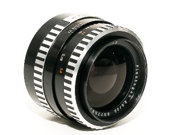 35/2.8 Flektogon (Carl Zeiss Jena)   自動絞り　プレビューレバー有り 前後キャップ付　ゼブラタイプ  最短撮影距離 18cmの画像