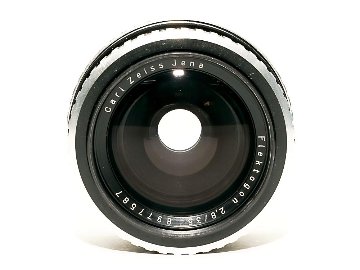35/2.8 Flektogon (Carl Zeiss Jena)   自動絞り　プレビューレバー有り 前後キャップ付　ゼブラタイプ  最短撮影距離 18cmの画像