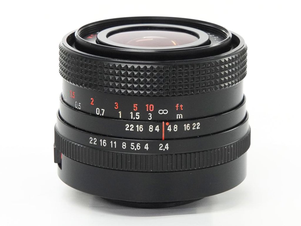 35/2.4 Flektogon MC (aus JENA DDR) M42マウント  手動絞り&自動絞り切り替えレバー有り 前後キヤップ付 L#44749の画像