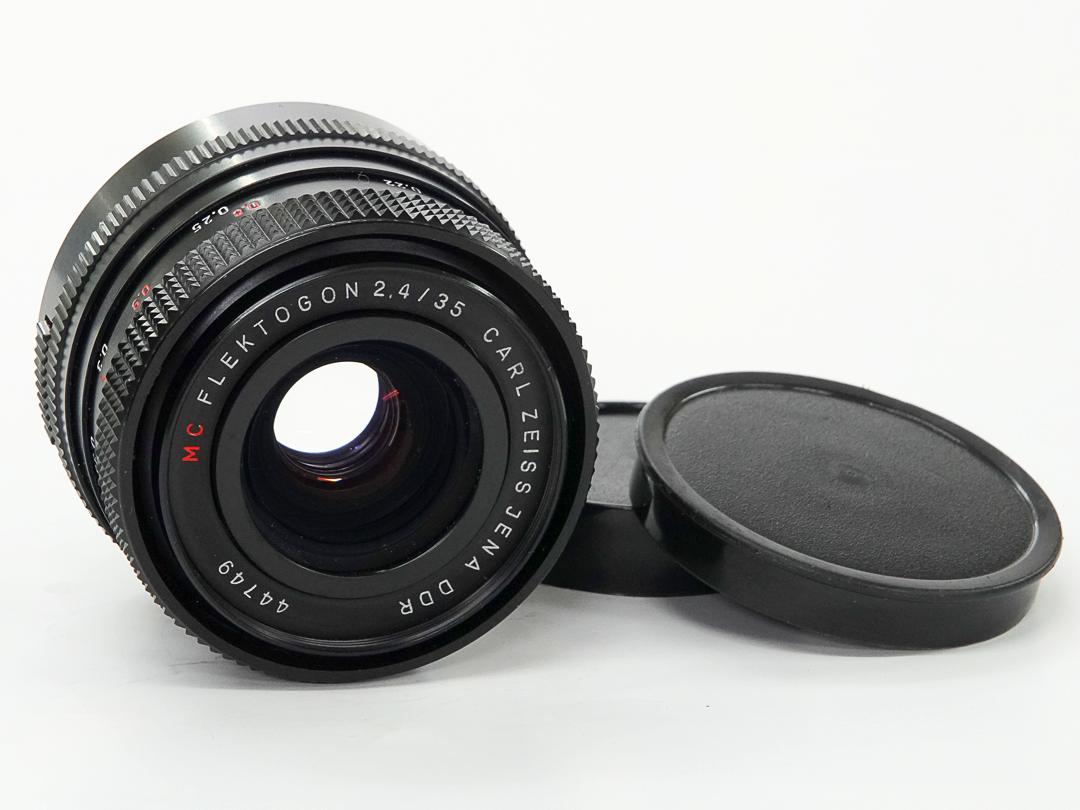 35/2.4 Flektogon MC (aus JENA DDR) M42マウント  手動絞り&自動絞り切り替えレバー有り 前後キヤップ付 L#44749の画像