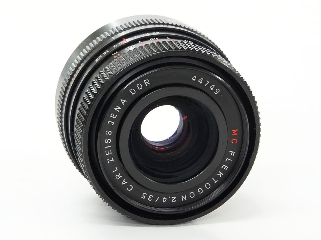 35/2.4 Flektogon MC (aus JENA DDR) M42マウント  手動絞り&自動絞り切り替えレバー有り 前後キヤップ付 L#44749の画像