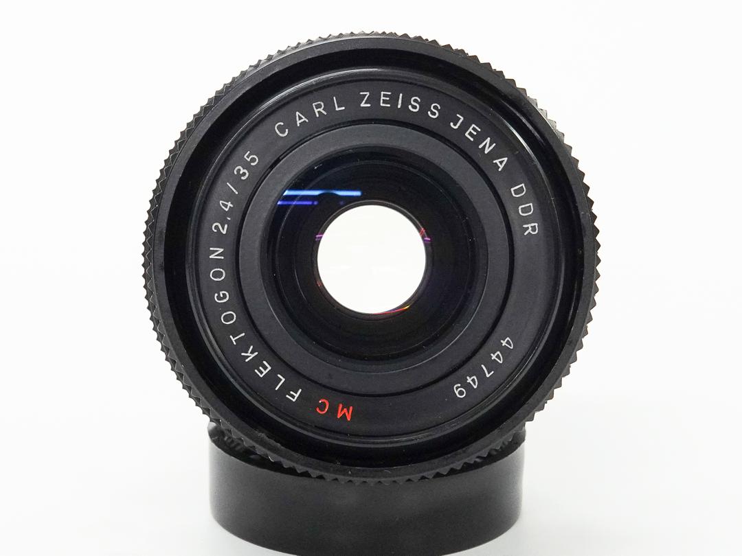 35/2.4 Flektogon MC (aus JENA DDR) M42マウント  手動絞り&自動絞り切り替えレバー有り 前後キヤップ付 L#44749の画像