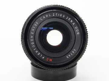 35/2.4 Flektogon MC (aus JENA DDR) M42マウント  手動絞り&自動絞り切り替えレバー有り 前後キヤップ付 L#44749の画像
