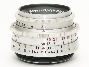 50/2.9 V Trioplan (Germany) Meyer-Optik Gorlitz M42マウント L#1766994 手動絞り、前後キャップ付 95%の画像