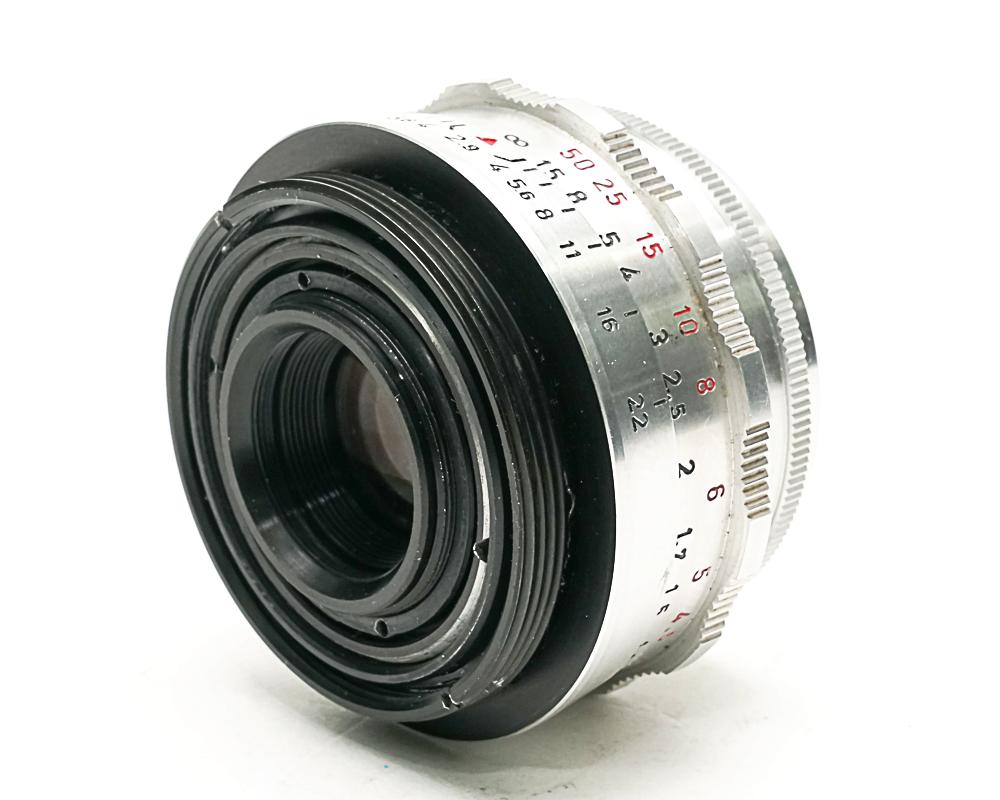 50/2.9 V Trioplan (Germany) Meyer-Optik Gorlitz M42マウント L#1996140 手動絞り、前後キャップ付 95%以上 超美品の画像