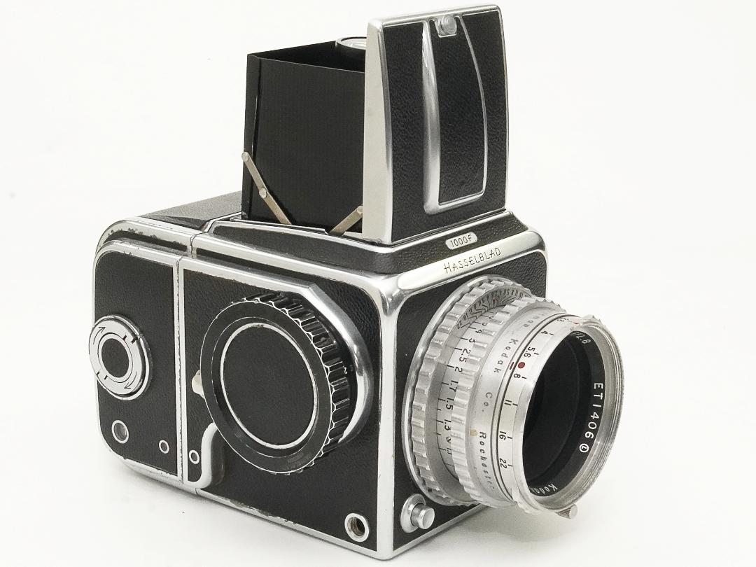 Hasselblad 1000F  80/2.8 Ektar 付 (Kodak) 6×6 12枚撮りマガジン  ウェストレベルファインダー付の画像