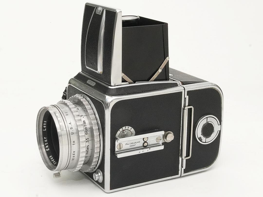 Hasselblad 1000F  80/2.8 Ektar 付 (Kodak) 6×6 12枚撮りマガジン  ウェストレベルファインダー付の画像