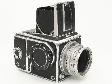 Hasselblad 1000F  80/2.8 Ektar 付 (Kodak) 6×6 12枚撮りマガジン  ウェストレベルファインダー付の画像
