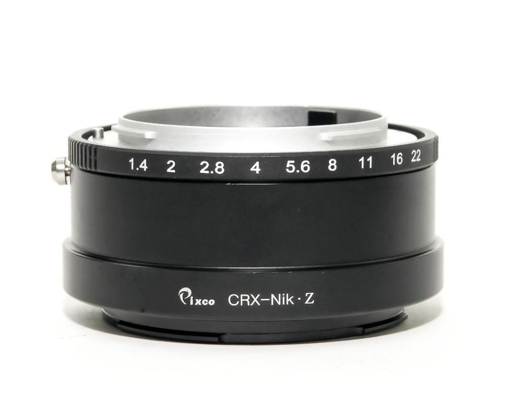 CRX-Nikon Z/ (コンタレックス のレンズを→ニコン Z マウントのカメラへ)  ∞ OK	の画像