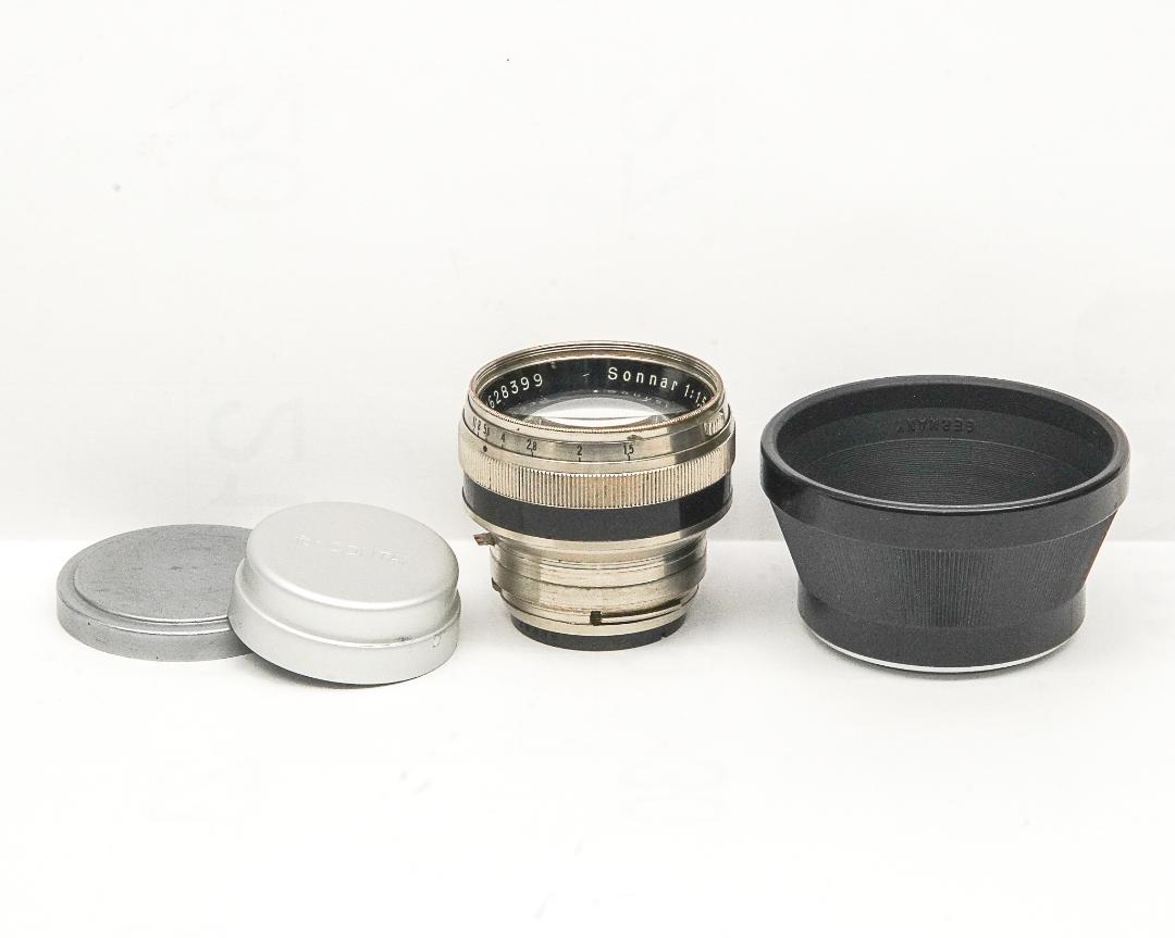 5cm F1.5 Sonnar black nickel  Contax 用 、Carl Zeiss Jena　L#1628399  コレクションアイテム  95% 超美品   1935年の画像