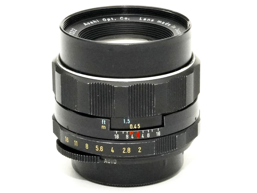 55/2 Super Takumar Asahi Opt.co. (Made in Japan) M42マウント 黄文字 L#5791022の画像
