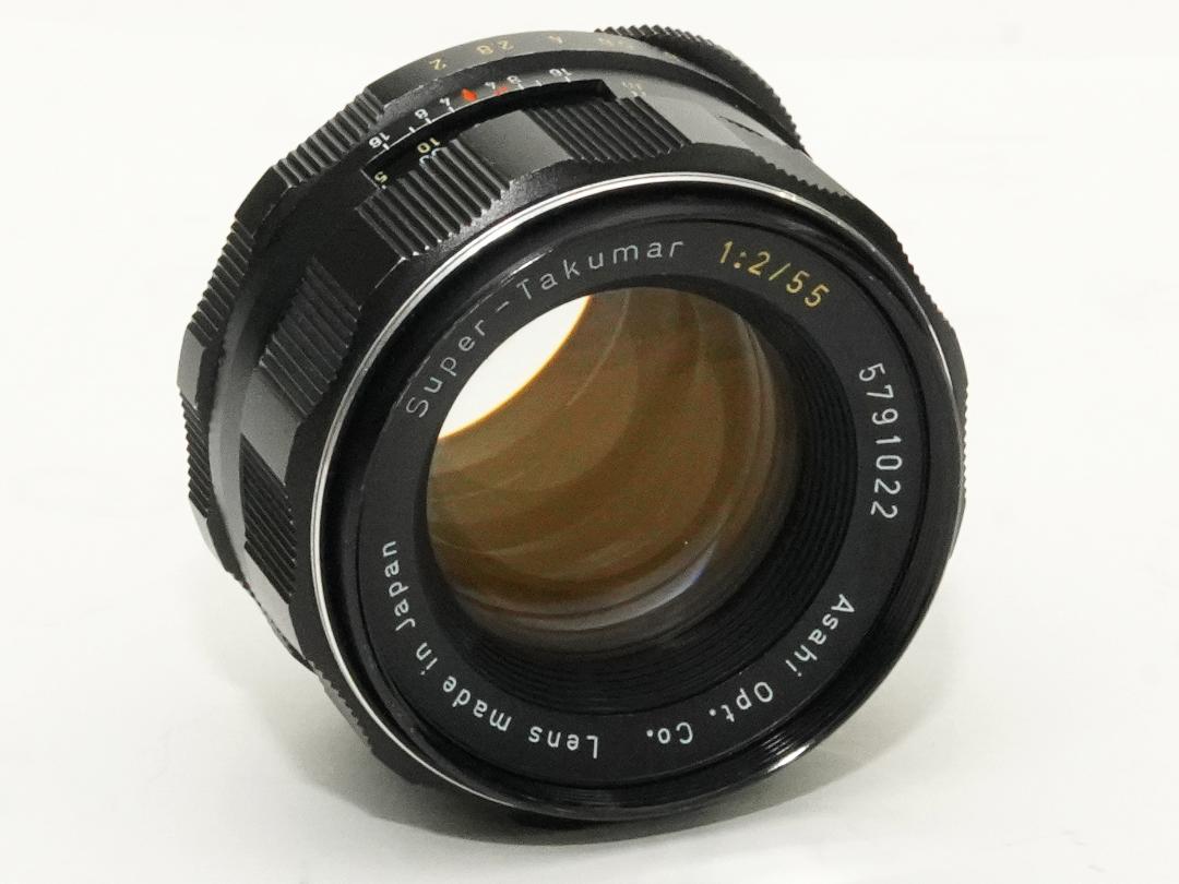 55/2 Super Takumar Asahi Opt.co. (Made in Japan) M42マウント 黄文字 L#5791022の画像