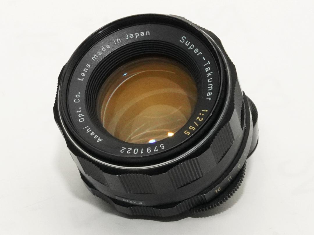 55/2 Super Takumar Asahi Opt.co. (Made in Japan) M42マウント 黄文字 L#5791022の画像