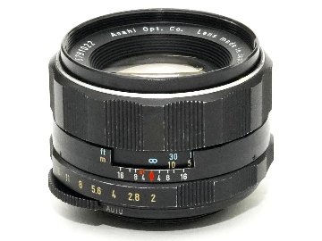 55/2 Super Takumar Asahi Opt.co. (Made in Japan) M42マウント 黄文字 L#5791022の画像