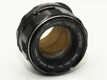 55/2 Super Takumar Asahi Opt.co. (Made in Japan) M42マウント 黄文字 L#5791022の画像