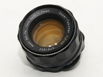 55/2 Super Takumar Asahi Opt.co. (Made in Japan) M42マウント 黄文字 L#5791022の画像