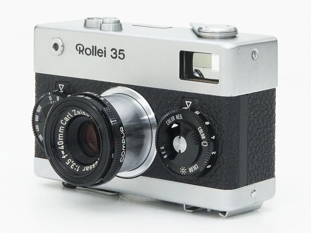 Rollei 35 (白) Germany 製 40/3.5 Carl ZeissTessar (沈銅式) 372g の画像
