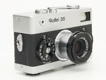 Rollei 35 (白) Germany 製 40/3.5 Carl ZeissTessar (沈銅式) 372g の画像