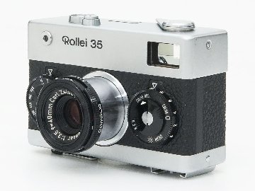 Rollei 35 (白) Germany 製 40/3.5 Carl ZeissTessar (沈銅式) 372g の画像
