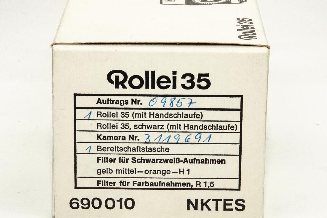 Rollei 35 Germany 製 40/3.5 Carl Zeiss Tessar (沈銅式) 372gの画像