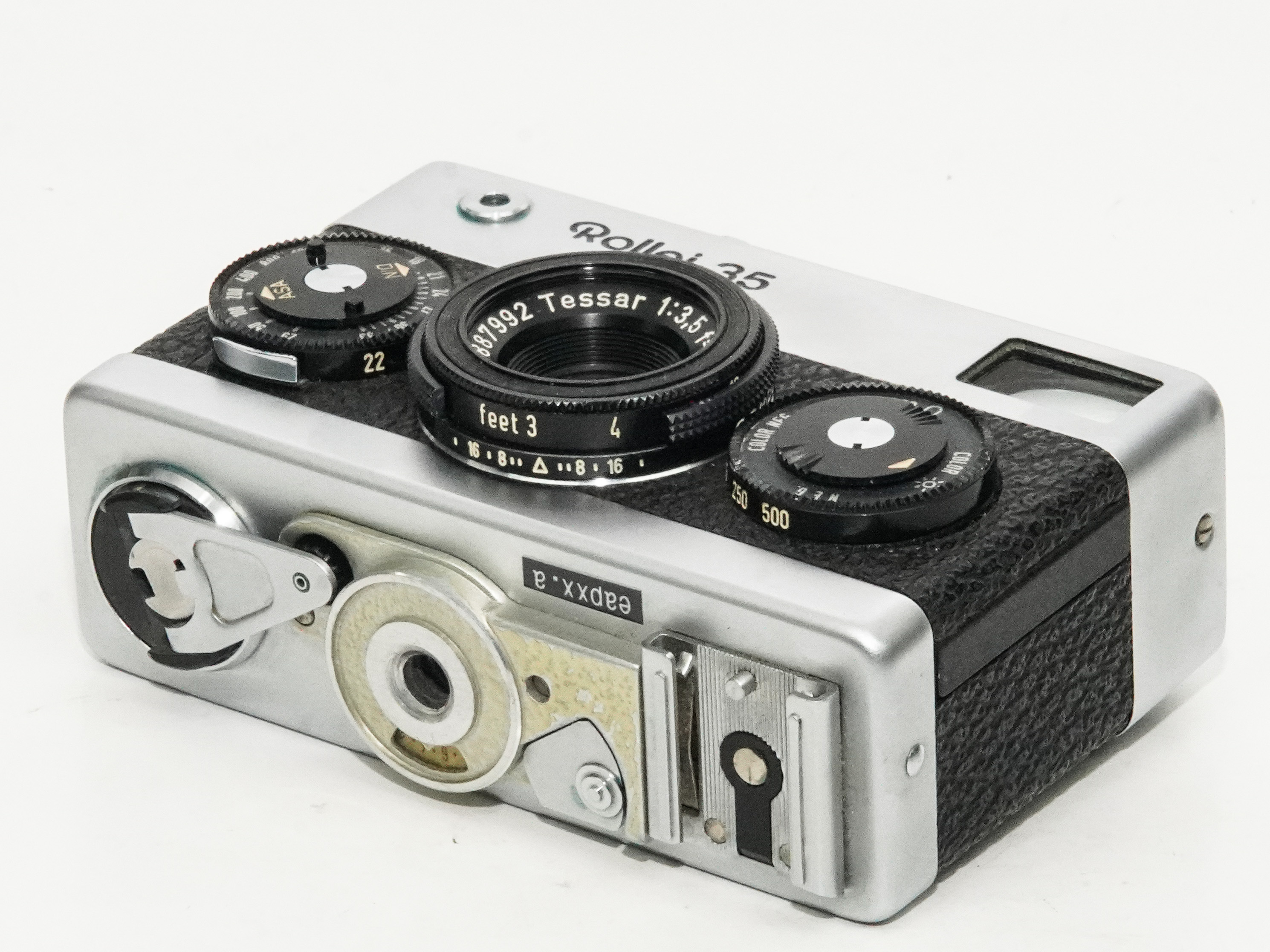 Rollei 35 Germany 製 40/3.5 Carl Zeiss Tessar (沈銅式) 372gの画像