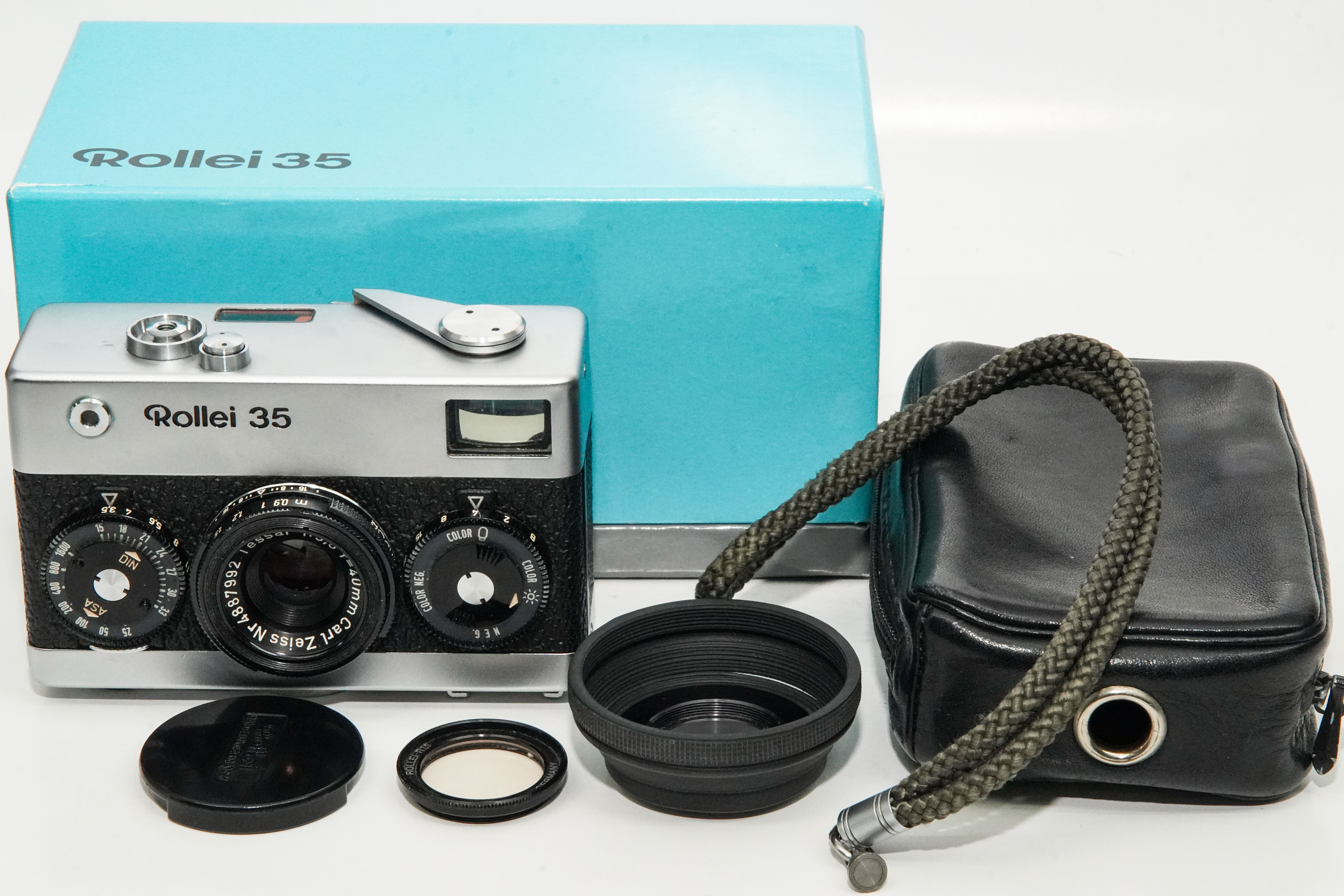 Rollei 35 Germany 製 40/3.5 Carl Zeiss Tessar (沈銅式) 372gの画像