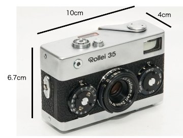 Rollei 35 Germany 製 40/3.5 Carl Zeiss Tessar (沈銅式) 372gの画像