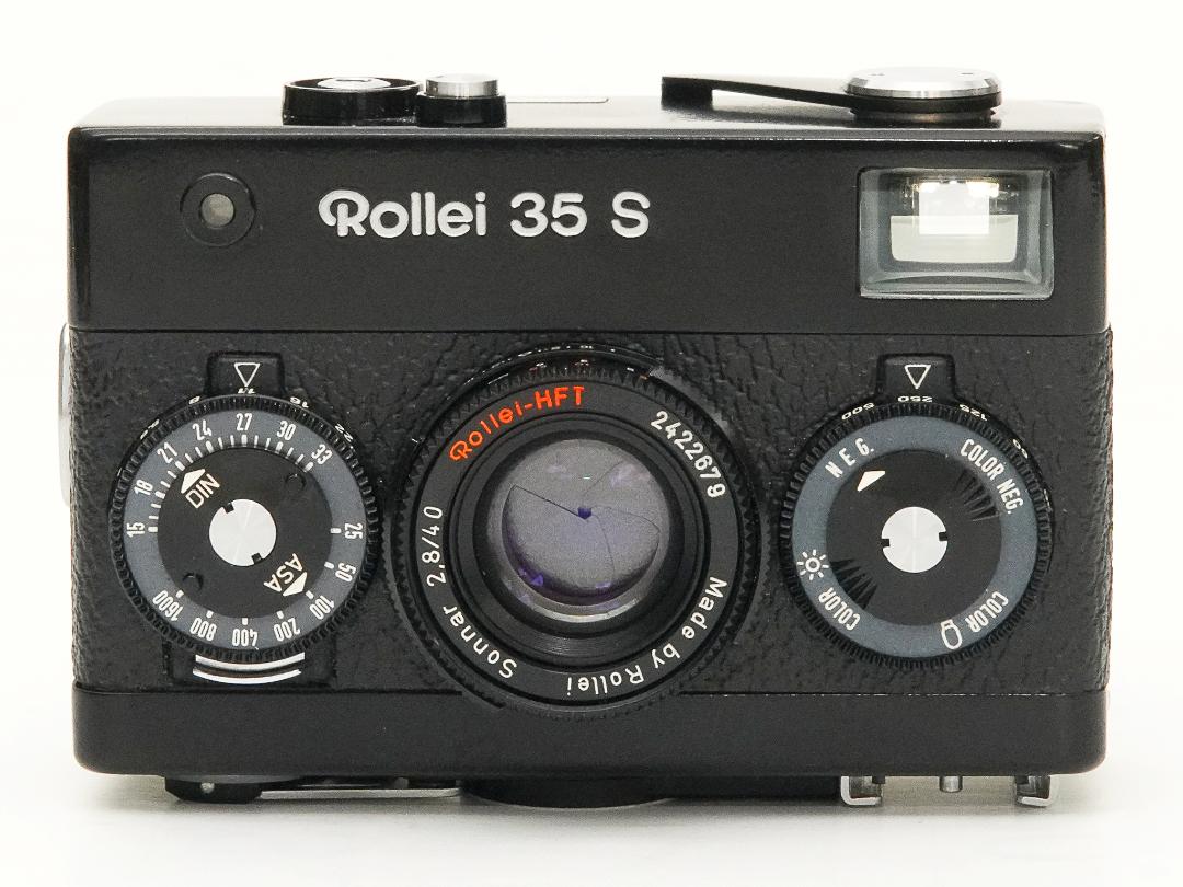 Rollei 35 S (黒) Germany 製 40/2.8 Sonnar Rollei-HFT (沈銅式) 311gの画像