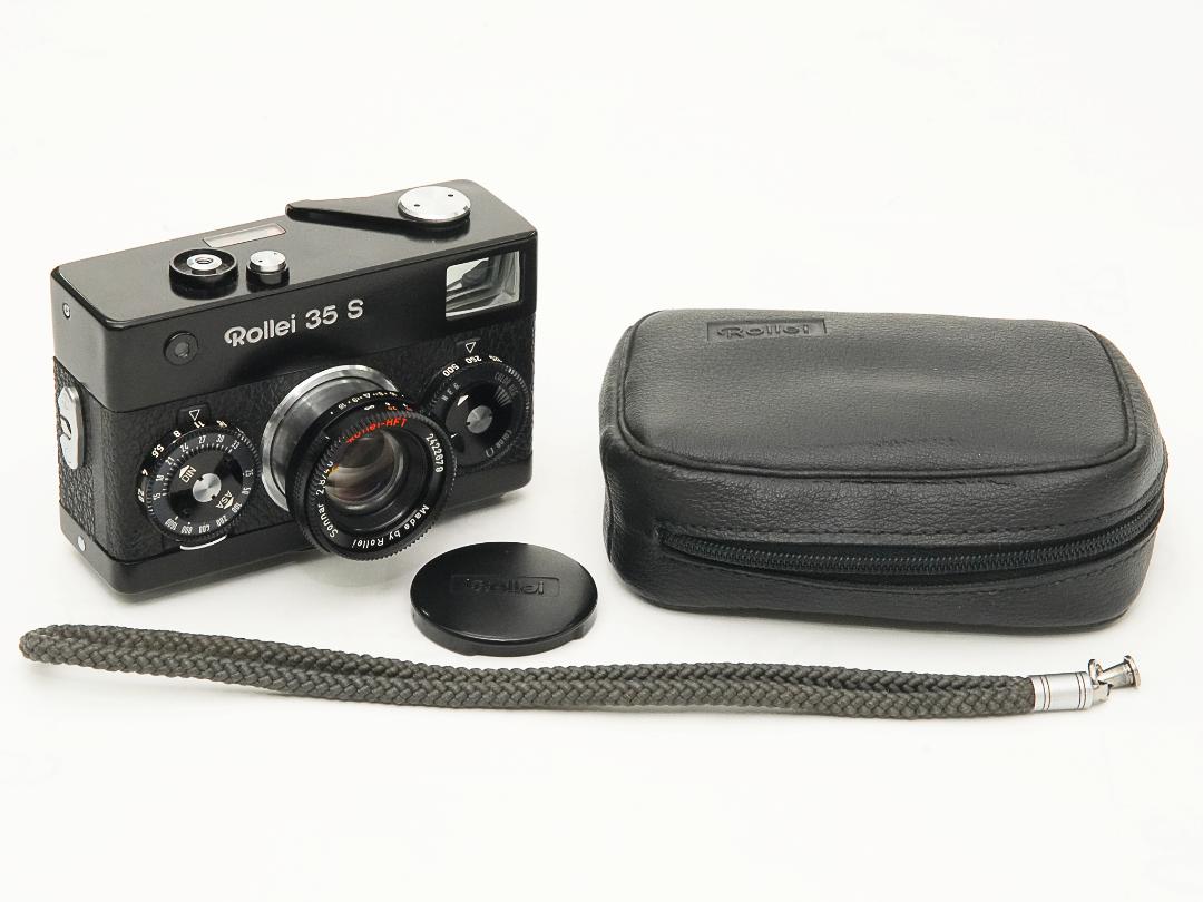 Rollei 35 S (黒) Germany 製 40/2.8 Sonnar Rollei-HFT (沈銅式) 311gの画像