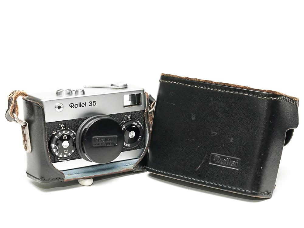 Rollei 35 (白) Germany 製(後期型) 40/3.5 Tessar (沈銅式) 372g の画像