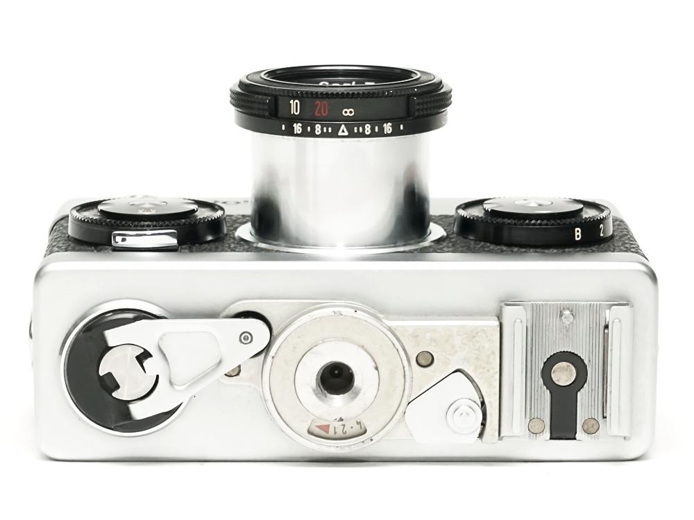 Rollei 35 (白) Germany 製 40/3.5 Tessar (沈銅式) 372g の画像