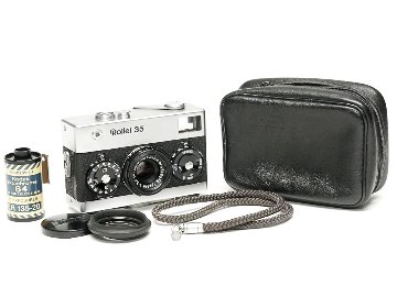 Rollei 35 (白) Germany 製 40/3.5 Tessar (沈銅式) 372g の画像