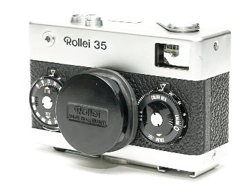 Rollei 35 (白) Germany 製 40/3.5 Tessar (沈銅式) 372g の画像