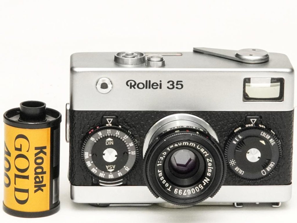 Rollei 35 Germany 製 40/3.5 Carl Zeiss Tessar (沈銅式) 372gの画像