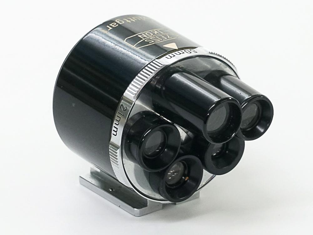 Zeiss ターレットファインダー 21 35 50 85 135mm feet表示 Germany Stuttgart 　　　　　　　　　　　　  パララックス修正可の画像