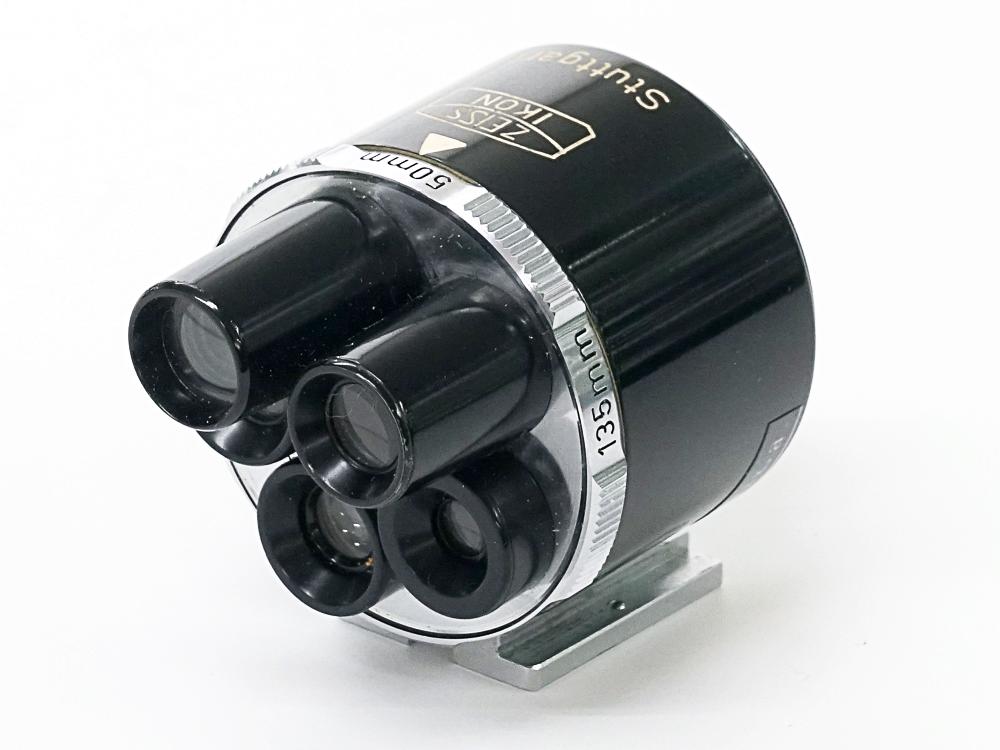 Zeiss ターレットファインダー 21 35 50 85 135mm feet表示 Germany Stuttgart 　　　　　　　　　　　　  パララックス修正可の画像