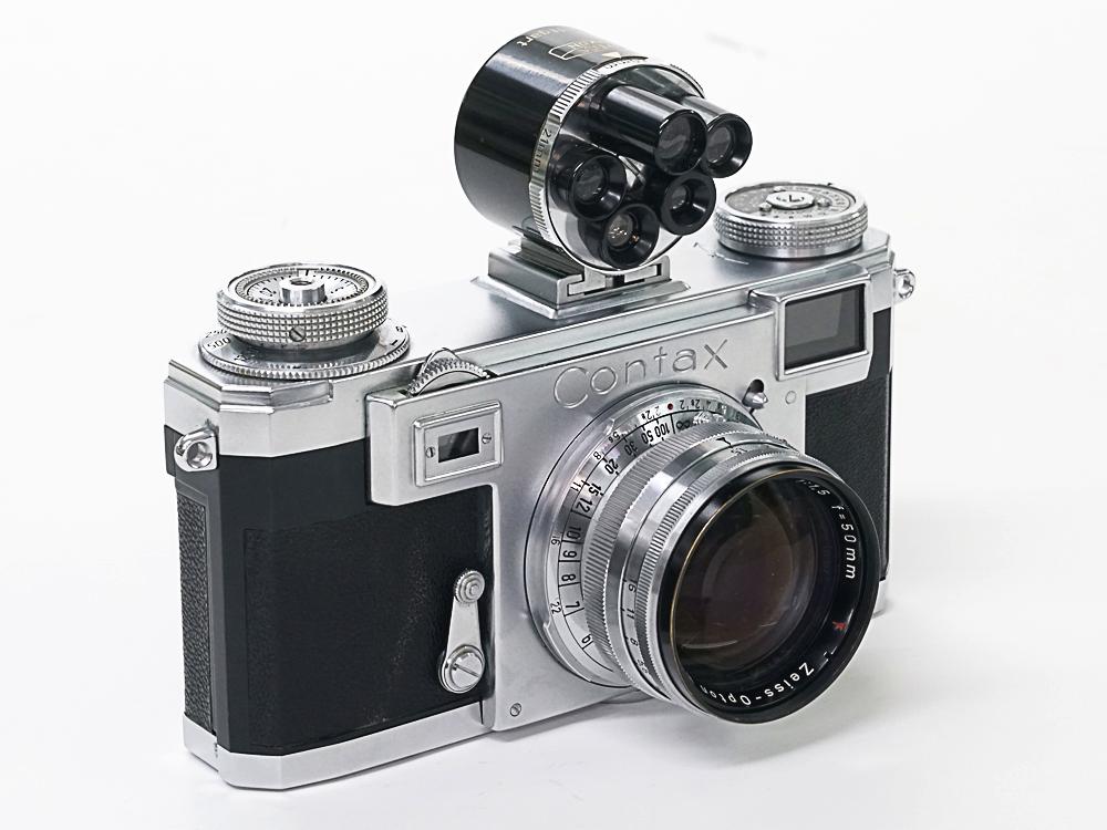 Zeiss ターレットファインダー 21 35 50 85 135mm feet表示 Germany Stuttgart 　　　　　　　　　　　　  パララックス修正可の画像