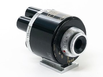 Zeiss ターレットファインダー 21 35 50 85 135mm feet表示 Germany Stuttgart 　　　　　　　　　　　　  パララックス修正可の画像