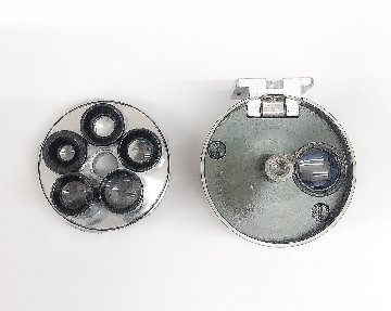 Zeiss ターレットファインダー 21 35 50 85 135mm feet表示 Germany Stuttgart 　　　　　　　　　　　　  パララックス修正可の画像