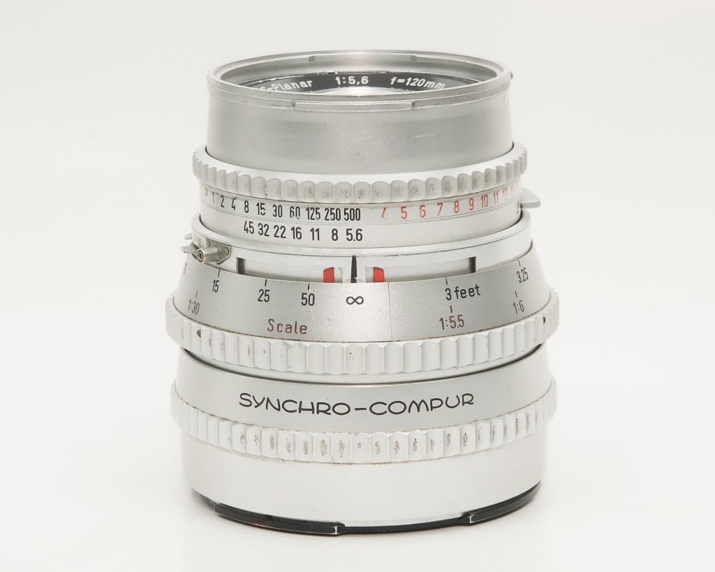 120/5.6 S-Planar (Cレンズ)　Hasselblad Vシリーズ用 シンクロコンパーM.X.V. シャッター付の画像