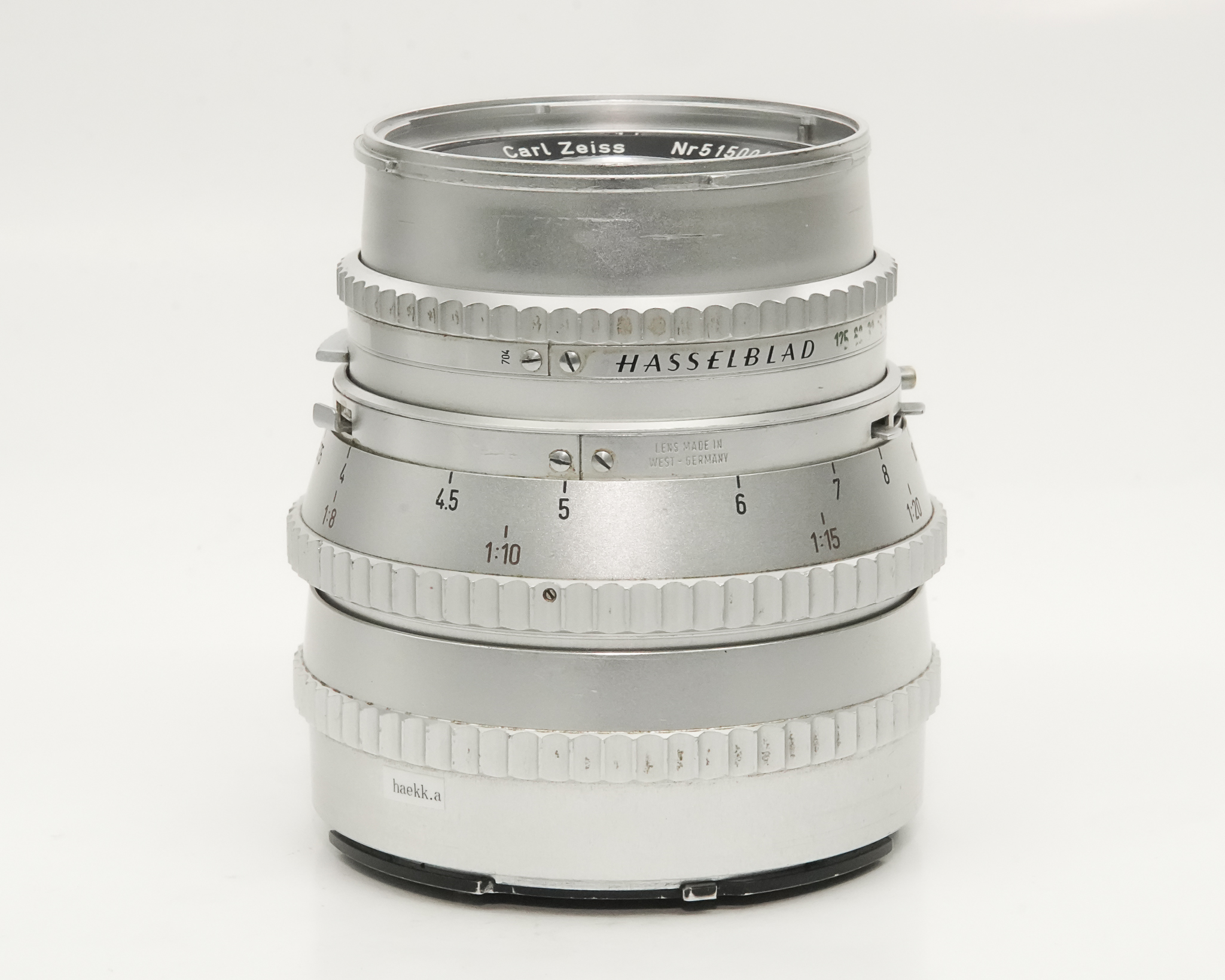 120/5.6 S-Planar (Cレンズ)　Hasselblad Vシリーズ用 シンクロコンパーM.X.V. シャッター付の画像