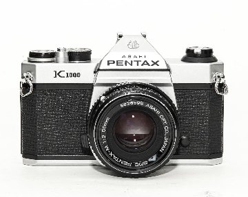 PENTAX K1000 , 50/2 SMC PENTAX-M 付  金属外装ボディの前期モデル Made in Japanの画像