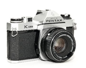 PENTAX K1000 , 50/2 SMC PENTAX-M 付  金属外装ボディの前期モデル Made in Japanの画像