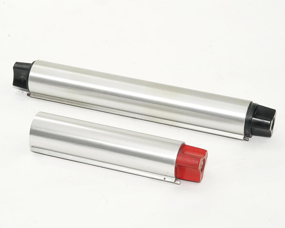 Sinar 用延長レール 30cm (黒) + 15cm (赤）+ 前後純正キャップ SETの画像
