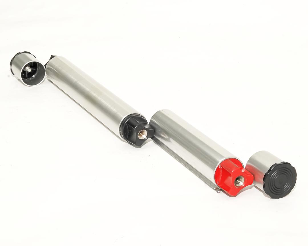 Sinar 用延長レール 30cm (黒) + 15cm (赤）+ 前後純正キャップ SETの画像
