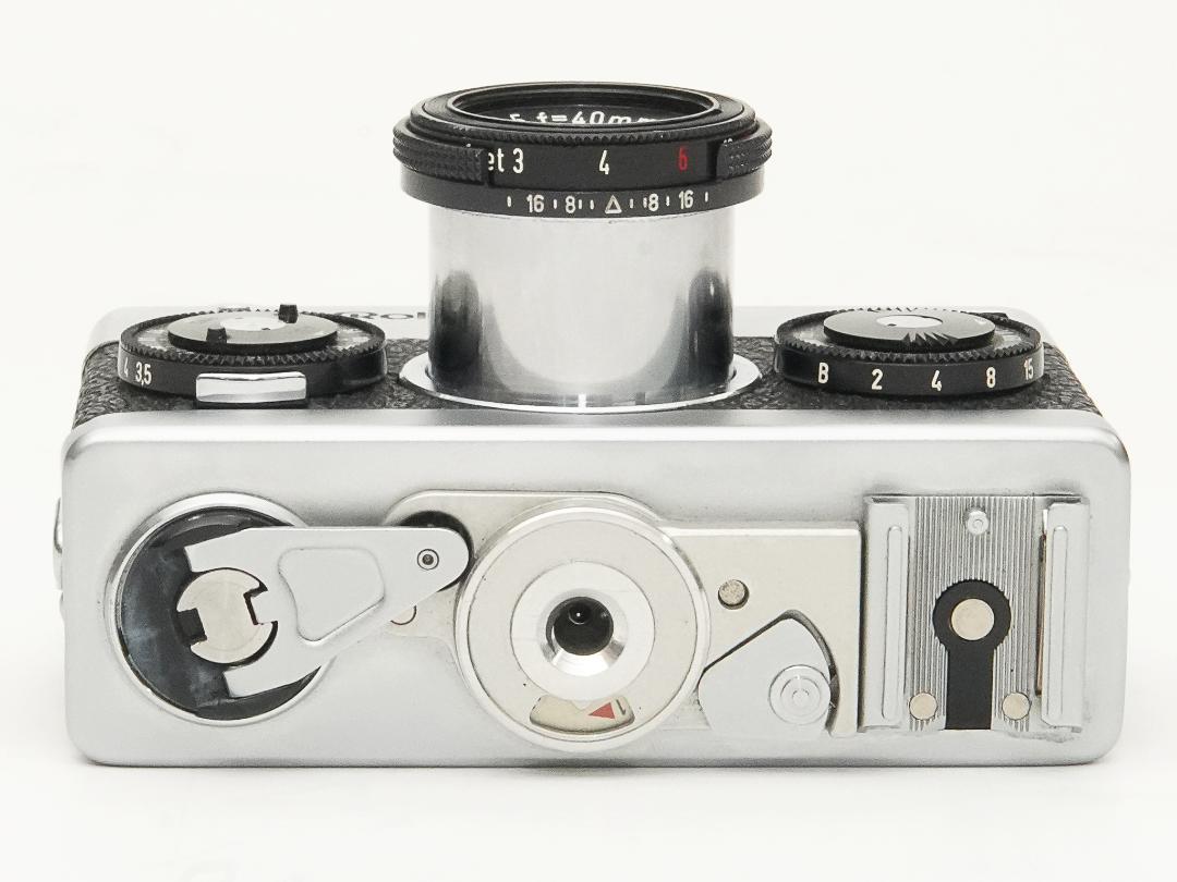 Rollei 35 （白）Germany 製 40/3.5 Carl Zeiss Tessar (沈銅式) 372gの画像